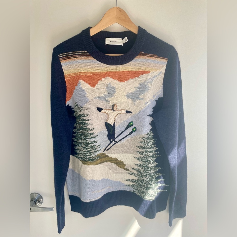 PRICE TO SELL Coach Sweater Recycled Wool And Cashmere Size L